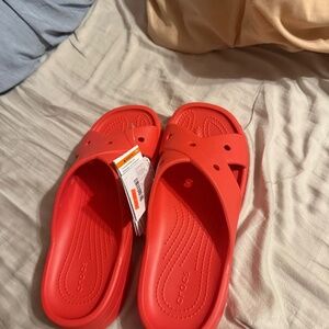 NWT crocs sandals size 8